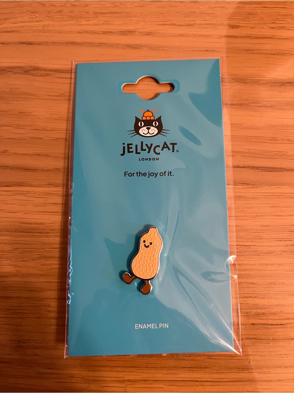 NWT Jellycat peanut pin